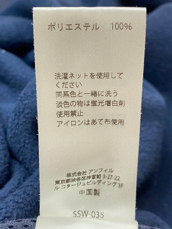 【中古品】【メンズ】 SEDAN ALL-PURPOSE セダンオールパーパス FLEECE FULL ZIP VEST SD23F-CT06 フリース フルジップ ベスト メンズ アウター 140-251128-em-02-min サイズ：L カラー：ネイビー 万代Net店