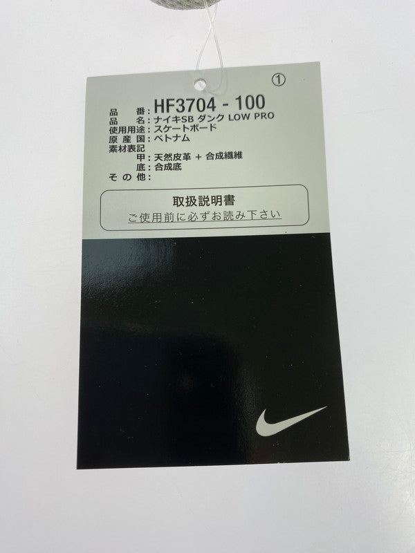 【未使用品】【メンズ】 NIKE SB ナイキ スケートボーディング DUNK LOW PRO HF3704-100 ダンク ロー プロ スニーカー 靴 160-251129-kk-07-min カラー：WHITE/BLACK-WHITE-BLACK 万代Net店
