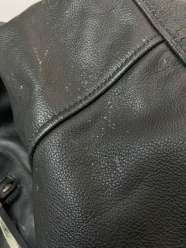 【現状渡し品】【メンズ】 HARLEY DAVIDSON ハーレーダビッドソン ダブル ライダースジャケット レザー メンズ アウター 145-251205-em-48-min サイズ：L カラー：ブラック 万代Net店