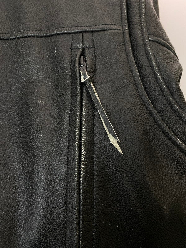 【現状渡し品】【メンズ】 HARLEY DAVIDSON ハーレーダビッドソン ダブル ライダースジャケット レザー メンズ アウター 145-251205-em-48-min サイズ：L カラー：ブラック 万代Net店