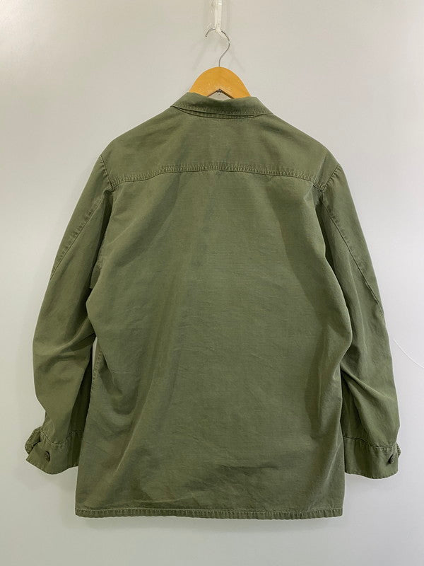 【現状渡し品】【メンズ】 US.ARMY ユーエスアーミー JUNGLE FATIGUE JACKET 8405-935-4702 60S 4TH ジャングル ファティーグ ジャケット 60年代 アメリカ軍 4thタイプ メンズ アウター ミリタリー 146-251205-em-51-min カラー：オリーブグリーン 万代Net店