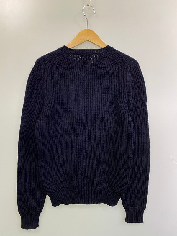 【中古品】【メンズ】 ZANONE ザノーネ クルーネック ニット セーター メンズ トップス 141-251128-em-03-min サイズ：48 カラー：ネイビー 万代Net店