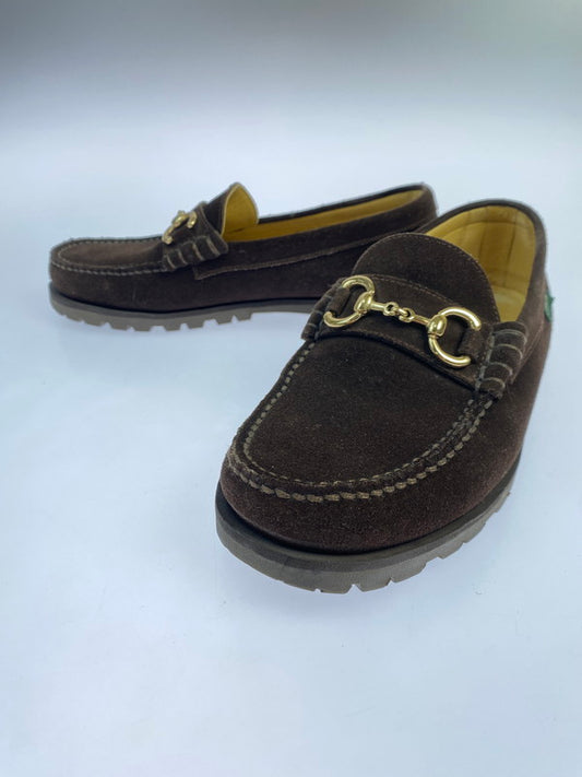 【中古品】【メンズ】 Paraboot パラブーツ スエード ビットローファー UNITEDARROWS別注 メンズ シューズ 靴 ローファータイプ 167-251130-em-11-min サイズ：UK5 1/2 カラー：ブラウン 万代Net店