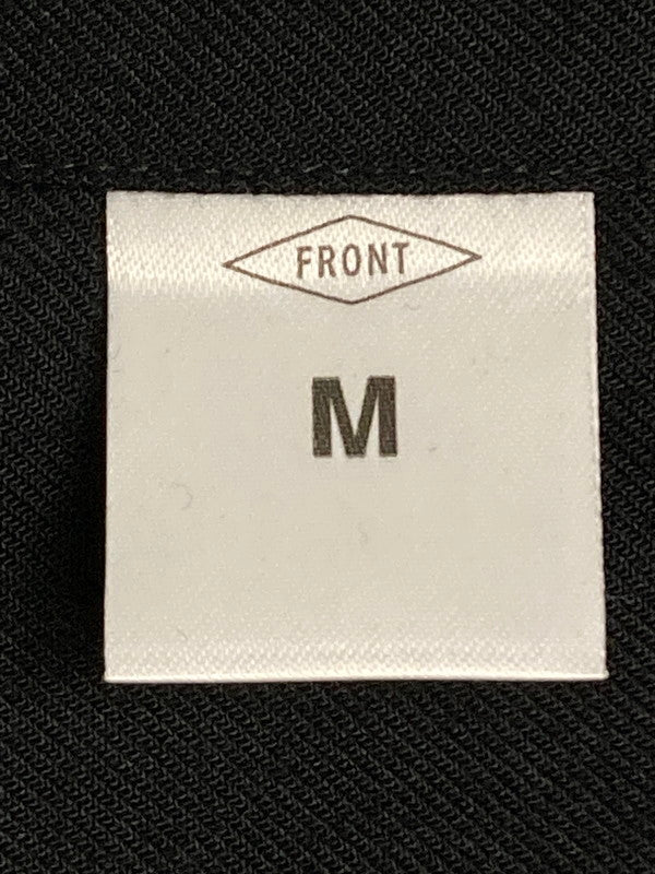 【中古品】【メンズ】 FRONT 11201 フロント ワンワントゥーオーワン OPEN COLLAR SHIRT オープンカラーシャツ メンズ トップス ブラウス 長袖シャツ 140-251128-em-19-min サイズ：M カラー：ブラック 万代Net店