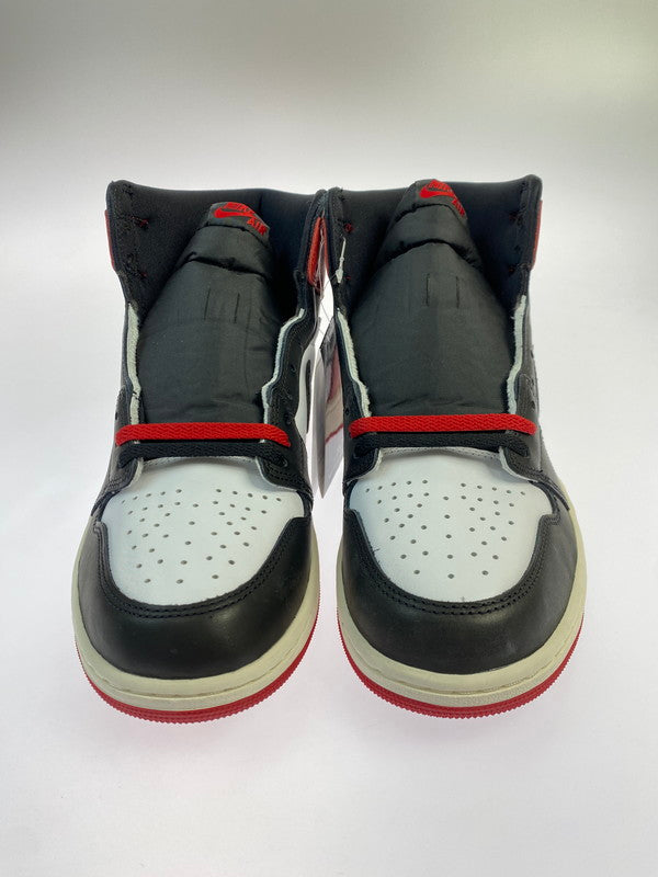 【中古美品】【メンズ】 NIKE ナイキ AIR JORDAN 1 RETRO HIGH OG BLACK TOE REIMAGINED DZ5485-106 エア ジョーダン 1 レトロ ハイ オリジナル ブラックトゥ/つま黒 リイマジンド スニーカー 靴 160-251129-kk-10-min カラー：WHITE/BLACK-VARSITY RED-SAIL 万代Net店