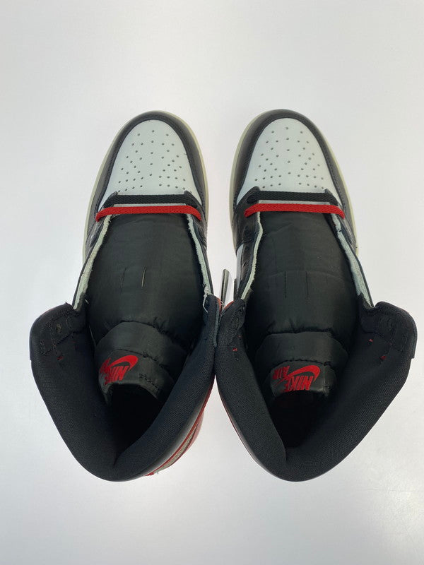 【中古美品】【メンズ】 NIKE ナイキ AIR JORDAN 1 RETRO HIGH OG BLACK TOE REIMAGINED DZ5485-106 エア ジョーダン 1 レトロ ハイ オリジナル ブラックトゥ/つま黒 リイマジンド スニーカー 靴 160-251129-kk-10-min カラー：WHITE/BLACK-VARSITY RED-SAIL 万代Net店