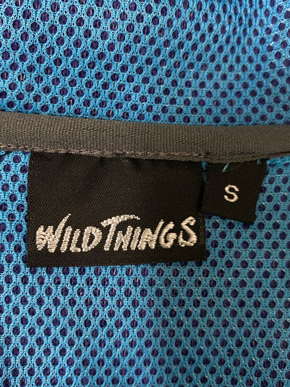 【中古品】【メンズ】 WILDTHINGS ワイルドシングス ボアフリースジャケット メンズ アウター 144-260702-hu-34-min サイズ：Ｓ カラー：パープル/ライトブルー 万代Net店