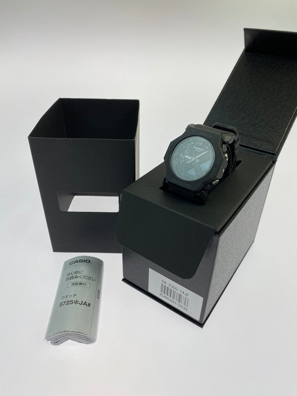 【中古品】【メンズ】 CASIO カシオ G-SHOCK ANALOG-DIGITAL GA-2300 SERIES GA-2300-1AJF ジーショック アナデジ クォーツ 腕時計 196-251129-kk-46-min カラー：ブラック 万代Net店