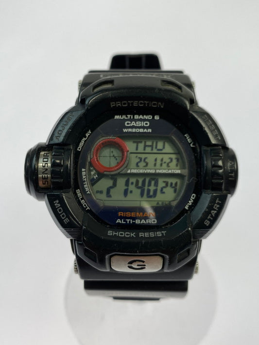 【中古品】【メンズ】 CASIO カシオ G-SHOCK RISEMAN GW-9200J-1JF TOUGHSOLAR ジーショック レンジマン タフソーラー 腕時計 196-251129-kk-49-min カラー：ブラック 万代Net店