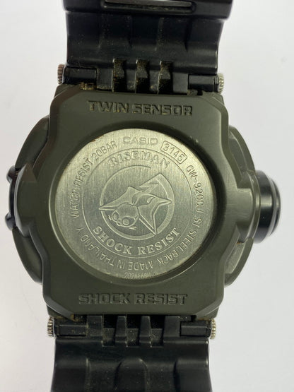 【中古品】【メンズ】 CASIO カシオ G-SHOCK RISEMAN GW-9200J-1JF TOUGHSOLAR ジーショック レンジマン タフソーラー 腕時計 196-251129-kk-49-min カラー：ブラック 万代Net店