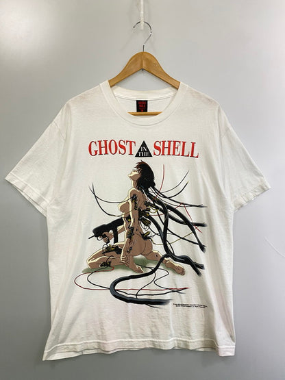 【中古品】【メンズ】 GHOST IN THE SHELL 攻殻機動隊 × GEEKS RULE ギークスルール 別注 コラボ SILKSCREEN PRINTING T-SHIRT VOL.03 MOTOKO シルクスクリーン プリント Tシャツ 半袖 トップス 142-251129-kk-26-min サイズ：L カラー：ホワイト 万代Net店
