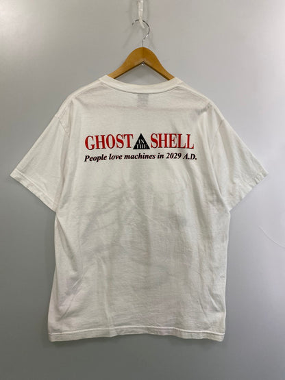 【中古品】【メンズ】 GHOST IN THE SHELL 攻殻機動隊 × GEEKS RULE ギークスルール 別注 コラボ SILKSCREEN PRINTING T-SHIRT VOL.03 MOTOKO シルクスクリーン プリント Tシャツ 半袖 トップス 142-251129-kk-26-min サイズ：L カラー：ホワイト 万代Net店