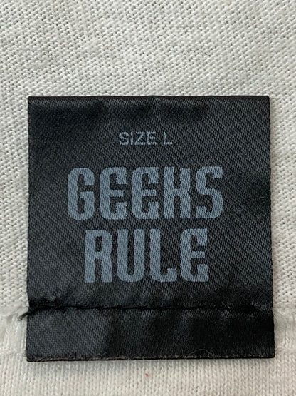 【中古品】【メンズ】 GHOST IN THE SHELL 攻殻機動隊 × GEEKS RULE ギークスルール 別注 コラボ SILKSCREEN PRINTING T-SHIRT VOL.03 MOTOKO シルクスクリーン プリント Tシャツ 半袖 トップス 142-251129-kk-26-min サイズ：L カラー：ホワイト 万代Net店