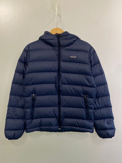【中古品】【メンズ】 patagonia パタゴニア 12AW HI-LOFT DOWN SWEATER HOODY 84900FA12 ハイロフト ダウンセーターフーディー アウター ダウンジャケット 144-251129-kk-28-min サイズ：XS カラー：ネイビー 万代Net店
