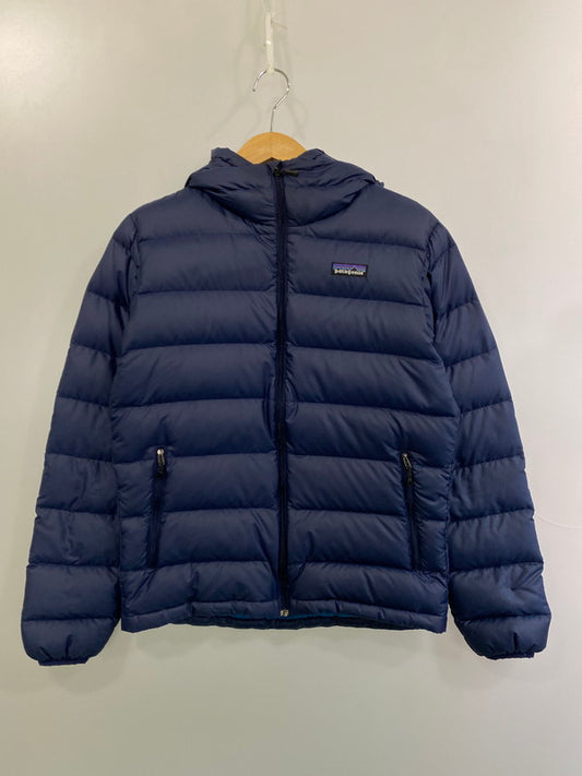 【中古品】【メンズ】 patagonia パタゴニア 12AW HI-LOFT DOWN SWEATER HOODY 84900FA12 ハイロフト ダウンセーターフーディー アウター ダウンジャケット 144-251129-kk-28-min サイズ：XS カラー：ネイビー 万代Net店