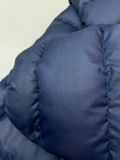 【中古品】【メンズ】 patagonia パタゴニア 12AW HI-LOFT DOWN SWEATER HOODY 84900FA12 ハイロフト ダウンセーターフーディー アウター ダウンジャケット 144-251129-kk-28-min サイズ：XS カラー：ネイビー 万代Net店