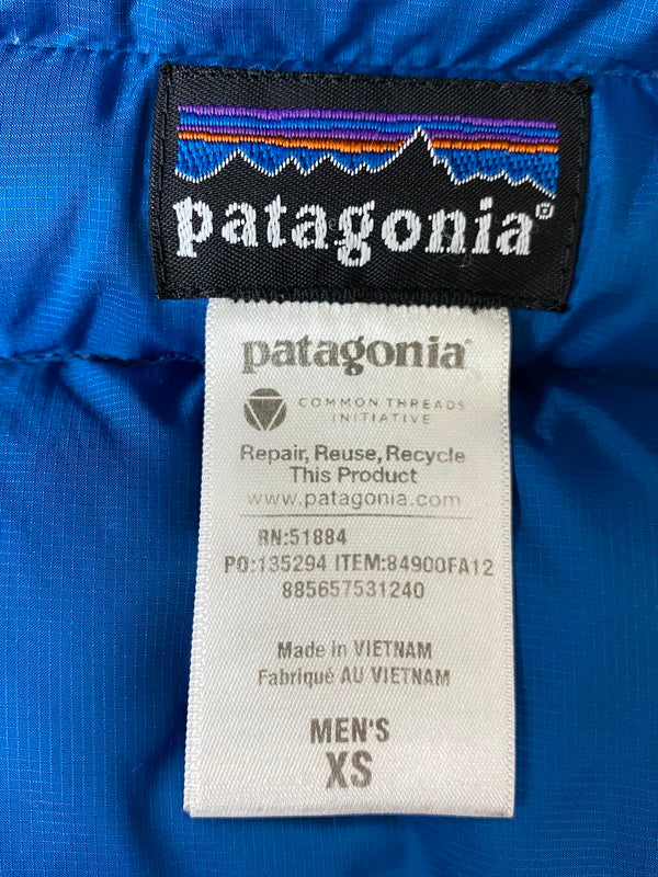 【中古品】【メンズ】 patagonia パタゴニア 12AW HI-LOFT DOWN SWEATER HOODY 84900FA12 ハイロフト ダウンセーターフーディー アウター ダウンジャケット 144-251129-kk-28-min サイズ：XS カラー：ネイビー 万代Net店