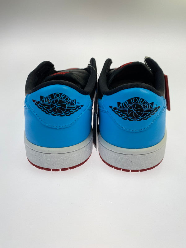 【未使用品】【メンズ】 NIKE ナイキ WMNS AIR JORDAN 1 LOW OG UNC TO CHI CZ0775-046 ウィメンズ エアジョーダン 1 レトロ ロー オリジナル スニーカー 靴 160-251129-kk-04-min カラー：BLACK/DK POWDER BLUE-GYM RED 万代Net店