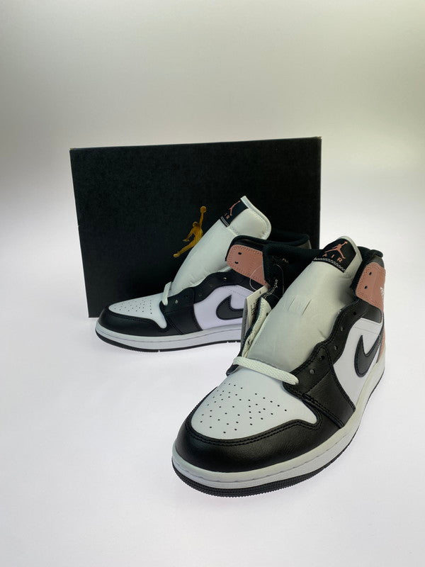 【未使用品】【メンズ】 NIKE ナイキ AIR JORDAN 1 MID DQ8426-100 エア ジョーダン 1 ミッド スニーカー 靴 160-251129-kk-02-min カラー：BLACK/MEDIUM GREY-SAIL 万代Net店