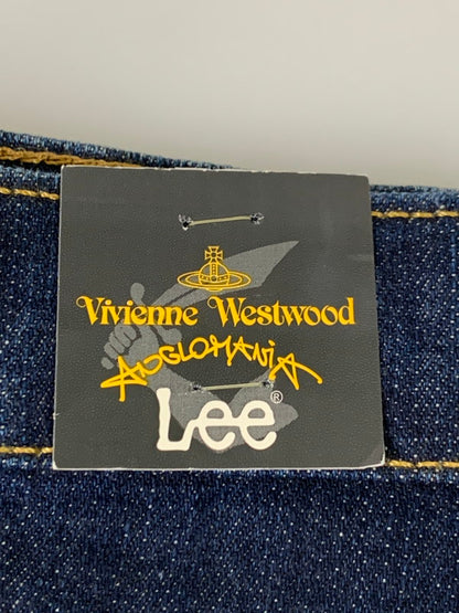 【中古美品】【レディース】 Vivienne Westwood ANGLOMANIA ヴィヴィアンウエストウッド アングロマニア × LEE リー 別注 コラボ SKINNY JEANS 14-03-731001 LV49AGNA スキニージーンズ ボトムス デニムパンツ 168-251201-kk-11-min サイズ：27 カラー：インディゴ 万代Net店