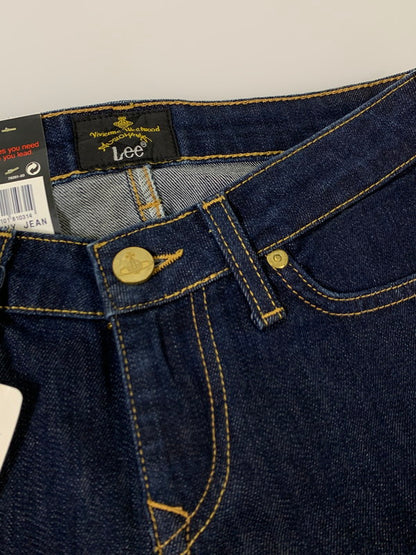 【中古美品】【レディース】 Vivienne Westwood ANGLOMANIA ヴィヴィアンウエストウッド アングロマニア × LEE リー 別注 コラボ SKINNY JEANS 14-03-731001 LV49AGNA スキニージーンズ ボトムス デニムパンツ 168-251201-kk-11-min サイズ：27 カラー：インディゴ 万代Net店
