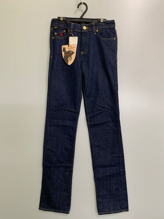 【中古美品】【レディース】 Vivienne Westwood ANGLOMANIA ヴィヴィアンウエストウッド アングロマニア × LEE リー 別注 コラボ LOVELOCK JEANS 14-03-731012 LV20AGNA ラブロックジーンズ ボトムス デニムパンツ 168-251201-kk-12-min サイズ：26 カラー：インディゴ 万代Net店