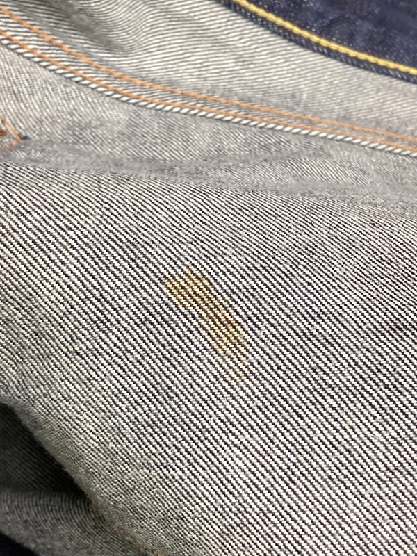 【中古品】【メンズ】 A BATHING APE アベイシングエイプ APEE BACK LOGOS DENIM PANTS バックロゴ デニムパンツ ボトムス 153-251204-jt-33-min サイズ：SHORT カラー：インディゴ 万代Net店