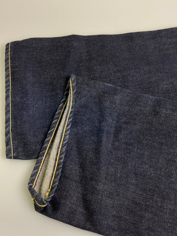 【中古品】【メンズ】 A BATHING APE アベイシングエイプ APEE BACK LOGOS DENIM PANTS バックロゴ デニムパンツ ボトムス 153-251204-jt-33-min サイズ：SHORT カラー：インディゴ 万代Net店