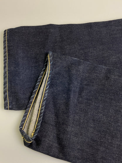 【中古品】【メンズ】 A BATHING APE アベイシングエイプ APEE BACK LOGOS DENIM PANTS バックロゴ デニムパンツ ボトムス 153-251204-jt-33-min サイズ：SHORT カラー：インディゴ 万代Net店