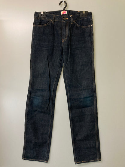 【中古品】【メンズ】 A BATHING APE アベイシングエイプ APEE APE SHALL NEVER KILL APE DENIM PANTS プリント デニムパンツ ボトムス 153-251204-jt-34-min サイズ：TALL カラー：インディゴ 万代Net店