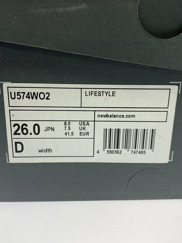 【未使用品】【メンズ】 NEW BALANCE ニューバランス U574WO2 ローカット スニーカー 靴 162-251129-kk-16-min カラー：Beige with off white 万代Net店