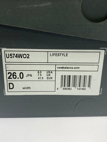 【未使用品】【メンズ】 NEW BALANCE ニューバランス U574WO2 ローカット スニーカー 靴 162-251129-kk-16-min カラー：Beige with off white 万代Net店
