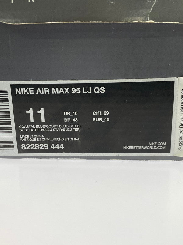 【中古品】【メンズ】 NIKE ナイキ AIR MAX 95 LEBRON JAMES GAMETIME 822829-444 エアマックス95 レブロン・ジェームス ゲームタイム スニーカー 靴 160-251129-kk-11-min カラー：CONSTAL BLUE/COURT BLUE-STR BL 万代Net店