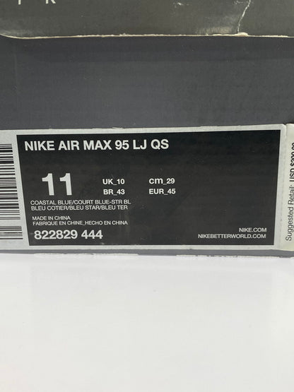 【中古品】【メンズ】 NIKE ナイキ AIR MAX 95 LEBRON JAMES GAMETIME 822829-444 エアマックス95 レブロン・ジェームス ゲームタイム スニーカー 靴 160-251129-kk-11-min カラー：CONSTAL BLUE/COURT BLUE-STR BL 万代Net店