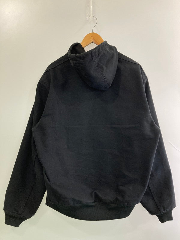 【中古品】【メンズ】 Carhartt カーハート DUCK ACTIVE JACKET THERMAL LINED BLACK J131-BLK ダック アクティブ ジャケット サーマル裏地 メンズ アウター フード付き 142-251130-em-24-min サイズ：Ｌ カラー：ブラック 万代Net店