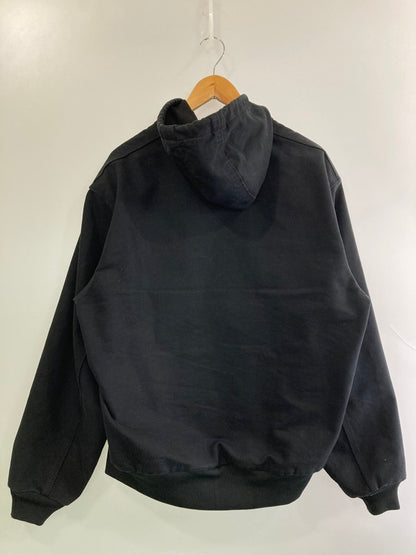 【中古品】【メンズ】 Carhartt カーハート DUCK ACTIVE JACKET THERMAL LINED BLACK J131-BLK ダック アクティブ ジャケット サーマル裏地 メンズ アウター フード付き 142-251130-em-24-min サイズ：Ｌ カラー：ブラック 万代Net店