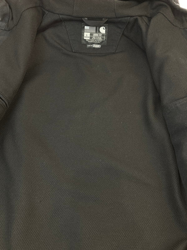 【中古品】【メンズ】 Carhartt カーハート DUCK ACTIVE JACKET THERMAL LINED BLACK J131-BLK ダック アクティブ ジャケット サーマル裏地 メンズ アウター フード付き 142-251130-em-24-min サイズ：Ｌ カラー：ブラック 万代Net店