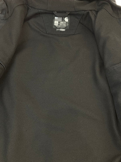 【中古品】【メンズ】 Carhartt カーハート DUCK ACTIVE JACKET THERMAL LINED BLACK J131-BLK ダック アクティブ ジャケット サーマル裏地 メンズ アウター フード付き 142-251130-em-24-min サイズ：Ｌ カラー：ブラック 万代Net店