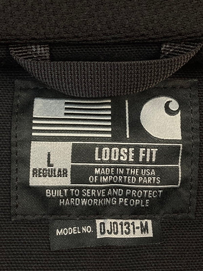 【中古品】【メンズ】 Carhartt カーハート DUCK ACTIVE JACKET THERMAL LINED BLACK J131-BLK ダック アクティブ ジャケット サーマル裏地 メンズ アウター フード付き 142-251130-em-24-min サイズ：Ｌ カラー：ブラック 万代Net店