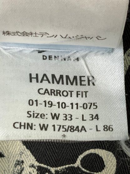 【中古品】【メンズ】 DENHAM デンハム HAMMER CARROT FIT PANTS ハンマー キャロット フィット パンツ ボトムス デニム パンツ ジーパン 152-260811-hu-23-min サイズ：W33 L34 カラー：インディゴ 万代Net店