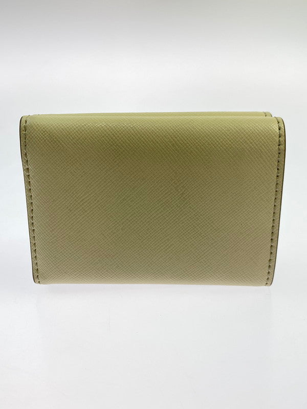 【中古品】【レディース】 MARNI マルニ TRUNK TRIFOLD WALLET PFMOW02U07 トランク トライフォールドウォレット 三つ折り財布 200-251129-kk-55-min カラー：TALC 万代Net店