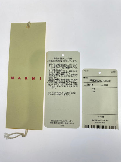 【中古品】【レディース】 MARNI マルニ TRUNK TRIFOLD WALLET PFMOW02U07 トランク トライフォールドウォレット 三つ折り財布 200-251129-kk-55-min カラー：TALC 万代Net店