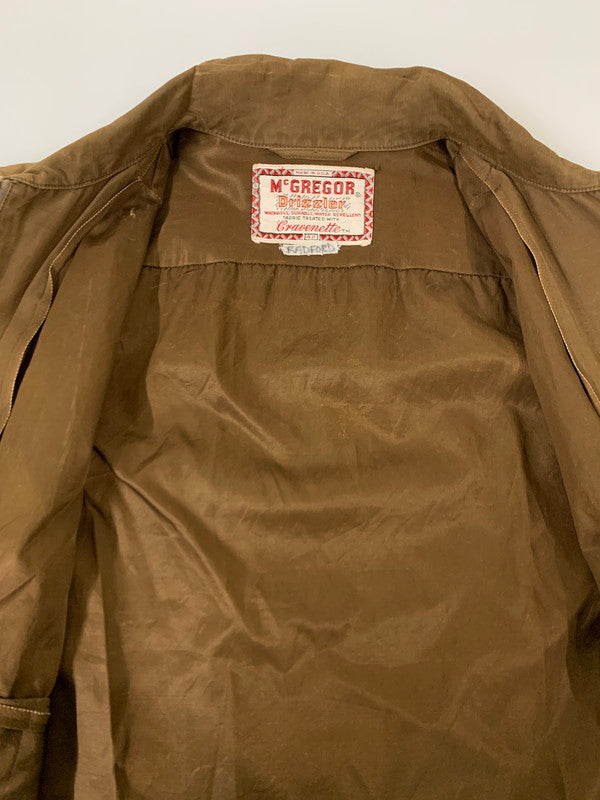 【現状渡し品】【メンズ】 McGREGOR マックレガー 60's SWINGTOP BLOUSON VINTAGE 60年代 スイングトップ ブルゾン ライトアウター ワークジャケット ビンテージ 146-251201-kk-14-min サイズ：42 カラー：ブラウン 万代Net店