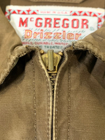 【現状渡し品】【メンズ】 McGREGOR マックレガー 60's SWINGTOP BLOUSON VINTAGE 60年代 スイングトップ ブルゾン ライトアウター ワークジャケット ビンテージ 146-251201-kk-14-min サイズ：42 カラー：ブラウン 万代Net店