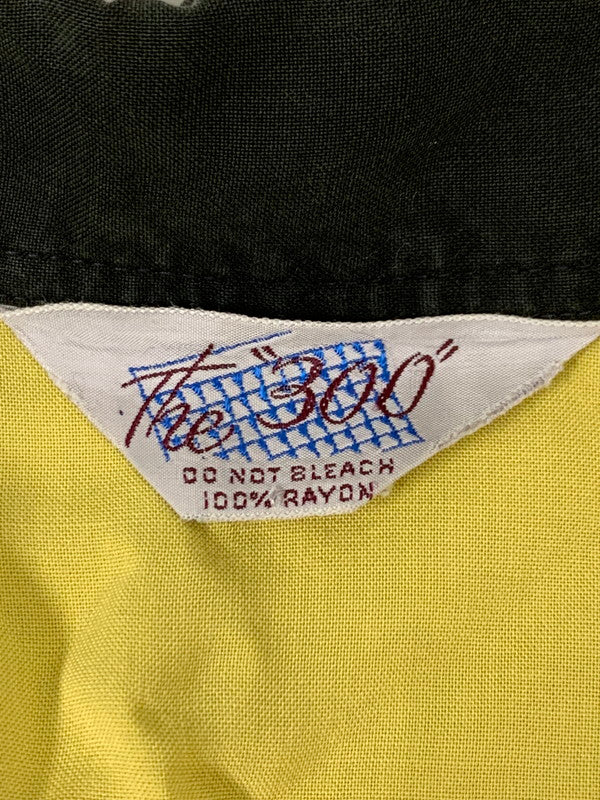 【現状渡し品】【メンズ】 The 300 ザ・スリーハンドレッド 60's S/S RAYON BOWLING SHIRT VINTAGE 60年代 ショートスリーブ レーヨン ボーリングシャツ 半袖 トップス ヴィンテージ 146-251201-kk-18-min サイズ：M カラー：イエロー 万代Net店