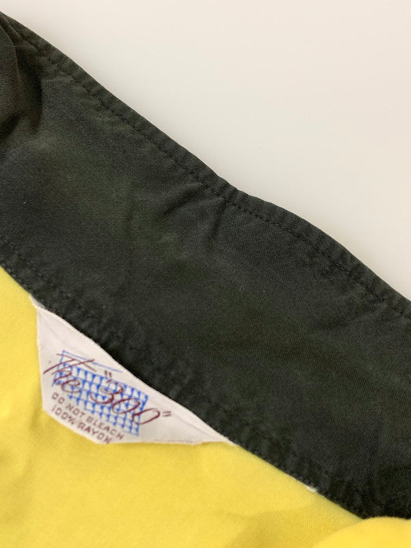 【現状渡し品】【メンズ】 The 300 ザ・スリーハンドレッド 60's S/S RAYON BOWLING SHIRT VINTAGE 60年代 ショートスリーブ レーヨン ボーリングシャツ 半袖 トップス ヴィンテージ 146-251201-kk-18-min サイズ：M カラー：イエロー 万代Net店