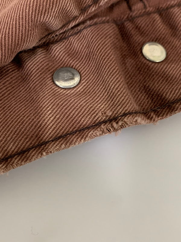 【現状渡し品】【メンズ】 Levi's リーバイス 70's TRUCKER JACKET VINTAGE 70年代トラッカージャケット ライトアウター ヴィンテージ 146-251201-kk-08-min サイズ：38 カラー：ブラウン 万代Net店