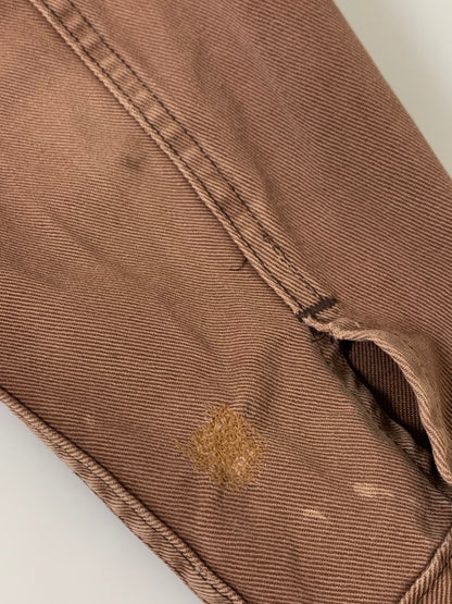 【現状渡し品】【メンズ】 Levi's リーバイス 70's TRUCKER JACKET VINTAGE 70年代トラッカージャケット ライトアウター ヴィンテージ 146-251201-kk-08-min サイズ：38 カラー：ブラウン 万代Net店