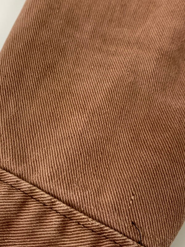 【現状渡し品】【メンズ】 Levi's リーバイス 70's TRUCKER JACKET VINTAGE 70年代トラッカージャケット ライトアウター ヴィンテージ 146-251201-kk-08-min サイズ：38 カラー：ブラウン 万代Net店