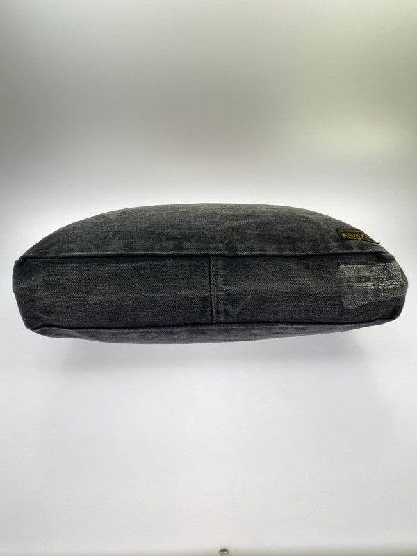 【中古品】【メンズ/レディース】 KAPITAL キャピタル 14OZ SKELETON RIBCAGE SHOULDER BAG スケルトン リブケージ ショルダーバッグ デニム トートバッグ 188-251130-em-20-min カラー：インディゴブラック 万代Net店